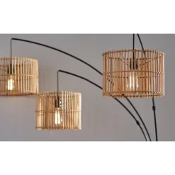 82" Cabana Collection 3-Arm Arc Lamp Black - Adesso -Adesso GUEST a0dde4ef 054a 4c45 8f17 40d7bec8c3f6