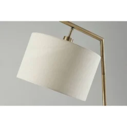Reynolds Floor Lamp Antique Brass - Adesso -Adesso GUEST a73fba88 b7ab 46a8 b990 256da83bb968