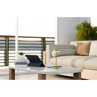 Adesso Tommy Cordless Table Lamp (Includes LED Light Bulb) Antique Brass: Modern Metal Desk Lamp, 3-Way Touch Sensor, UL Listed 5 Adesso Tommy Cordless Table Lamp (Includes LED Light Bulb) Antique Brass: Modern Metal Desk Lamp, 3-Way Touch Sensor, UL Listed - Image 5