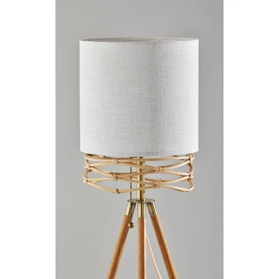 Melanie Table Lamp Natural - Adesso 2 Melanie Table Lamp Natural - Adesso - Image 2