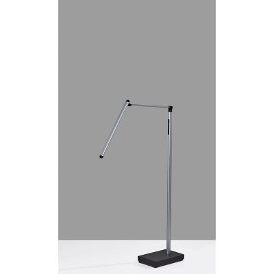 Lennox Floor Lamp (Includes LED Light Bulb) Black - Adesso 5 Lennox Floor Lamp (Includes LED Light Bulb) Black - Adesso - Image 5