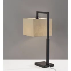 Richard Table Lamp Black - Adesso -Adesso GUEST b97c5df0 9d8a 4248 804b 692de811d8c4