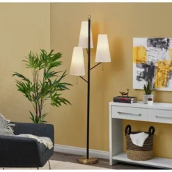 Daniel Floor Lamp Black - Adesso -Adesso GUEST bb933b94 dd95 475d b643 eb825c403ec8