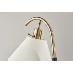 Jerome Table Lamp Black/Antique Brass - Adesso -Adesso GUEST bce99742 4175 42fc b10b f52fc513e62a