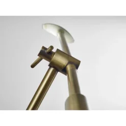 LED Vera Floor Lamp Antique Brass (Includes LED Light Bulb) - Adesso -Adesso GUEST c7bc5b47 49fd 42b3 88a4 0a6827cbd87f