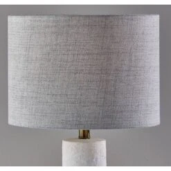 Noelle Table Lamp Textured Ceramic White - Adesso