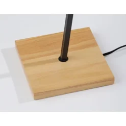 Wren Floor Lamp Black (Includes Light Bulb) - Adesso -Adesso GUEST d059cfb3 ca70 470c b810 a0079830ad70