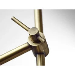 LED Vera Floor Lamp Antique Brass (Includes LED Light Bulb) - Adesso -Adesso GUEST d0b7ef29 fa3b 4fc0 bf2d fbc4febf196b