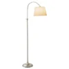 55" X 62" 3-way Bonnet Floor Lamp Silver - Adesso