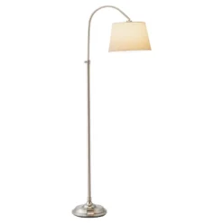 55" X 62" 3-way Bonnet Floor Lamp Silver - Adesso