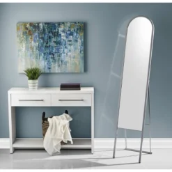 Adeline Floor Mirror Silver - Adesso 9 Adeline Floor Mirror Silver - Adesso -Adesso GUEST d22ab6b3 67f5 46c7 91de c205fd0f5db9