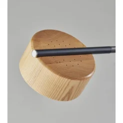 Roman Floor Lamp Black (Includes LED Light Bulb) - Adesso -Adesso GUEST d8ca27ba b205 4718 b71c b39c55aaa0c5