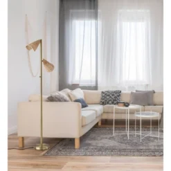 Cove Tree Floor Lamp Antique Brass - Adesso -Adesso GUEST d95b666f 6904 43c6 90a0 c577c583ab23