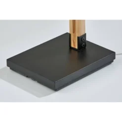 Walden Natural Wood Floor Lamp Black - Adesso -Adesso GUEST dcb7831b a8fb 4bbd 8b71 75cc0d8e5582