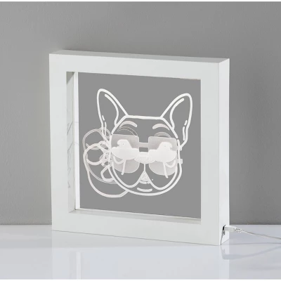 Cool Dog Video Light Box White - Adesso: Modern Plastic Novelty Lamp, Integrated LED, USB/Battery Powered 2 Cool Dog Video Light Box White - Adesso: Modern Plastic Novelty Lamp, Integrated LED, USB/Battery Powered - Image 2