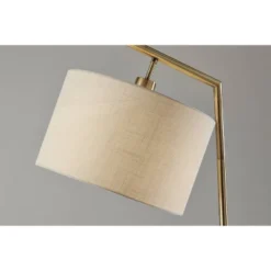 Reynolds Floor Lamp Antique Brass - Adesso -Adesso GUEST e2e94373 3b78 4af6 b2b1 72e620706240