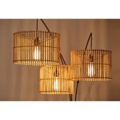 82" Cabana Collection 3-Arm Arc Lamp Black - Adesso -Adesso GUEST e7298a67 1d8a 4a22 806c 02c7f6dbe4b9