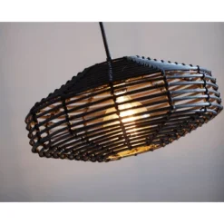 7" Kingston Pendant Ceiling Light Black - Adesso -Adesso GUEST ef11e4cb 07db 46cd b1ff 25f4e00e208d