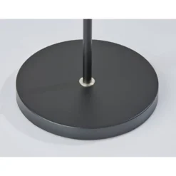Adesso Slender Floor Lamp (Includes LED Light Bulb) Black: Modern Design, ETL Listed, Metal Body, Rocker Switch -Adesso GUEST f03dbc8f 001a 4ca4 a9d0 2c0c54c1e97b