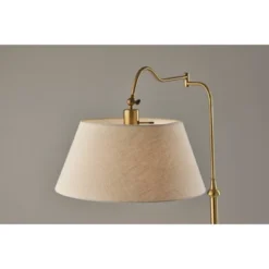 Rodeo Floor Lamp Antique Brass - Adesso -Adesso GUEST f273de93 3555 4aa3 859c 595d1688f62a