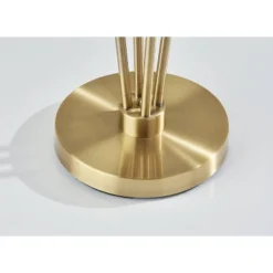 Wentworth Floor Lamp Natural - Adesso: Asymmetrical 4-Arm, Mid-Century Modern Design, Off-White Shades -Adesso GUEST fc20416d 2fcc 4e02 8739 6488feca3cd6