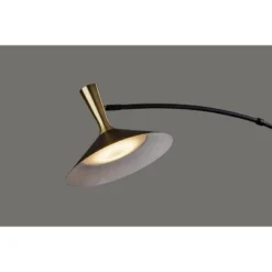 Bradley Arc Lamp With Smart Switch Black (Includes LED Light Bulb) - Adesso -Adesso GUEST fc871f7b 5368 42cf 8d20 76487b111698