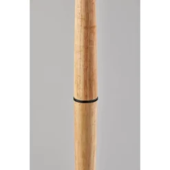 Cayman Natural Wood Floor Lamp Black - Adesso -Adesso GUEST fd41fda5 aec2 4e50 8a16 d091b56946e8